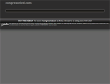 Tablet Screenshot of congresoried.com